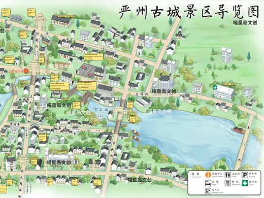 平山手绘地图智慧导览技术应用：提升旅游行业竞争力