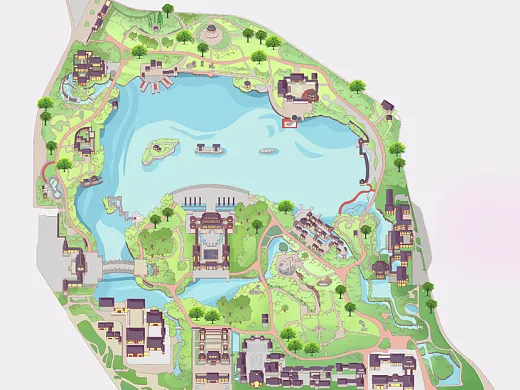 栖霞手绘地图智慧导览设计模式：以用户为中心的设计思维