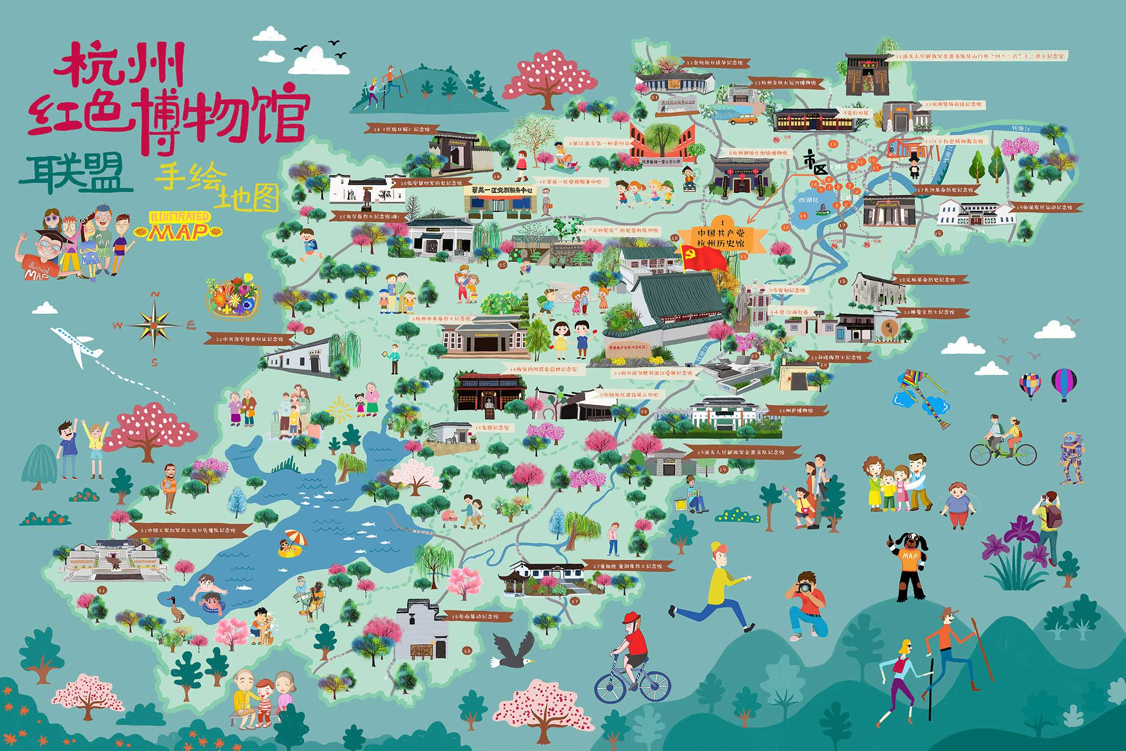 手绘地图在历史文化街区保护中的作用探讨？